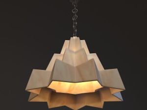 triangle lamp 3D Model