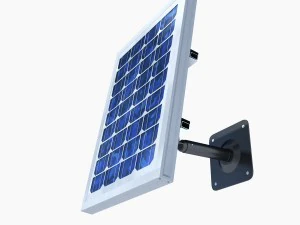wall mount solar panel high detaile 3D Model
