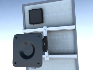 wall mount solar panel high detaile Modelo 3D