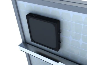 wall mount solar panel high detaile 3D Model