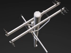 poteau &eacute;lectrique - textures pbr Modèle 3D
