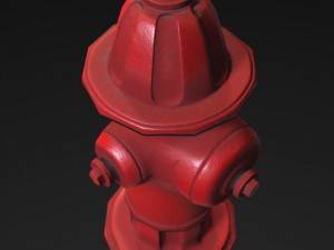 hydrant - pbr textures 3D Model