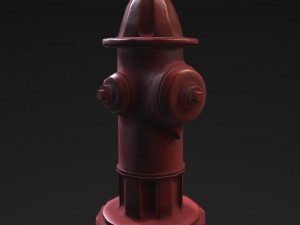 hydrant - pbr textures 3D Model