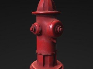 hydrant - pbr textures 3D Model
