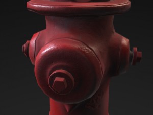 hydrant - pbr textures 3D Model