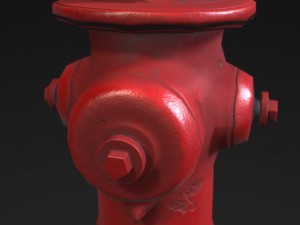 hydrant - pbr textures 3D Model