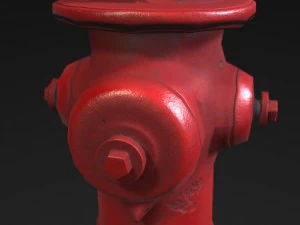 hydrant - pbr textures 3D Model