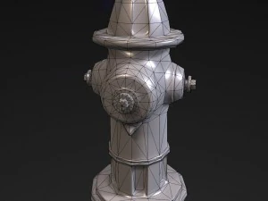 hydrant - pbr textures 3D Model