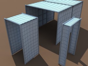 event tents v20 customizable 3D Model