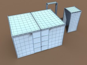 event tents v20 customizable 3D Model