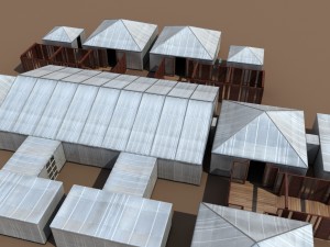 event tents v20 customizable 3D Model