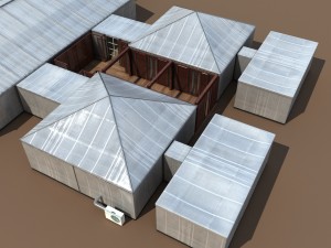 event tents v20 customizable 3D Model