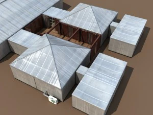 event tents v20 customizable 3D Model