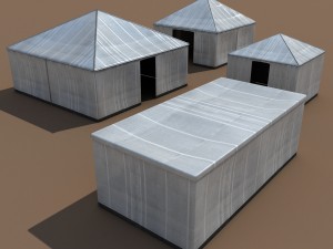 event tents v20 customizable 3D Model