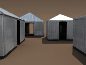 event tents v20 customizable 3D Model
