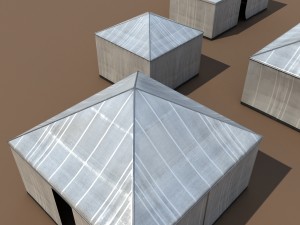event tents v20 customizable 3D Model