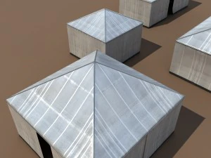 event tents v20 customizable 3D Model