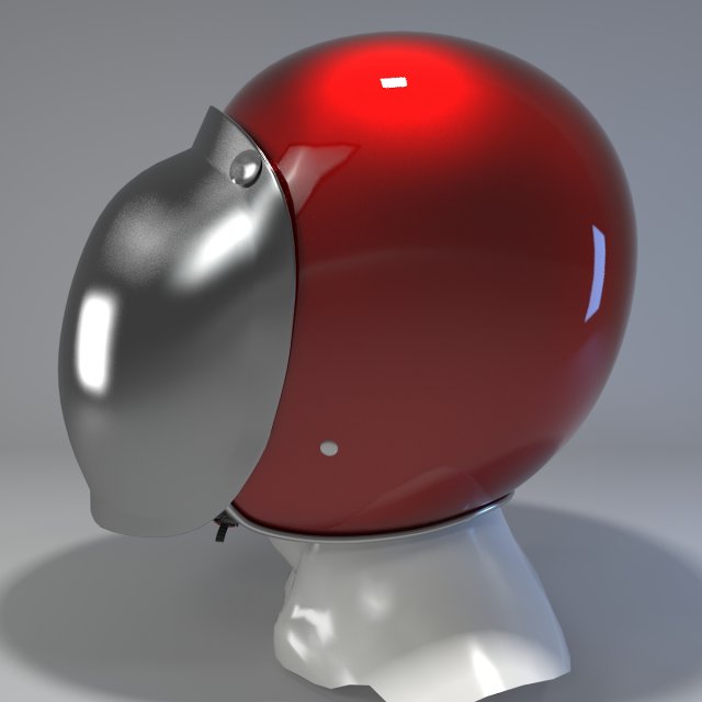 retro motorcycle helmet with face cover Modello 3D .c4d .max .obj .3ds .fbx .stl .blend 