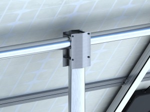 single stand solar panel riged 3D 模型
