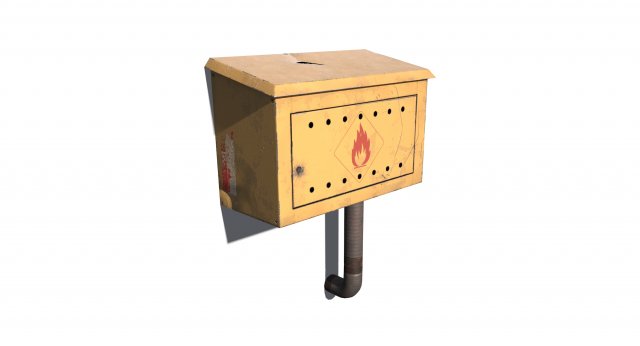 gas box pbr Modelo 3D .c4d .max .obj .3ds .fbx .stl .blend 