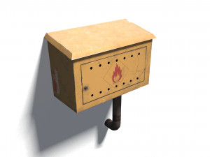 gas box pbr Modelo 3D