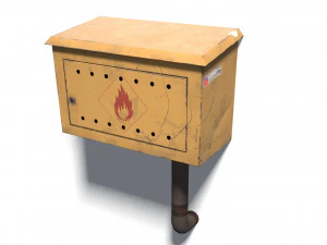 gas box pbr 3D Model