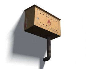 gas box pbr Modelo 3D