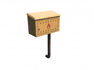 gas box pbr Modelo 3D