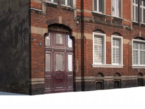 apartment house 192 low poly 3d 3D Модель
