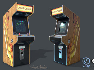 game machine pbr 3D 模型