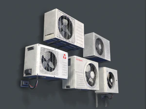 air conditioning pbr 3D Model