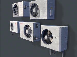 air conditioning pbr 3D Model