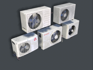 air conditioning pbr Modelo 3D