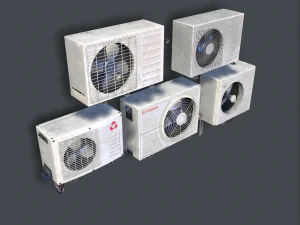 air conditioning pbr 3D Model