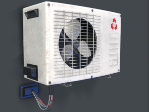 air conditioning pbr Modelo 3D