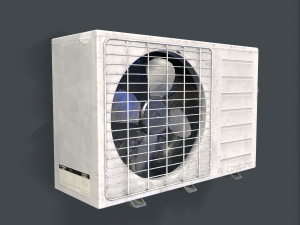 air conditioning pbr Modelo 3D