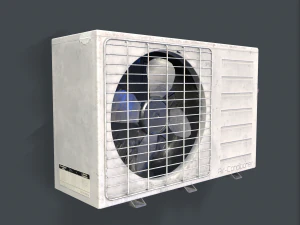 air conditioning pbr 3D Model