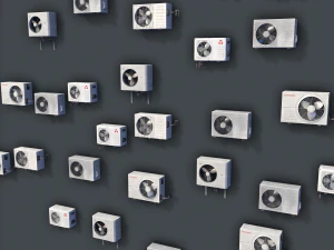 air conditioning pbr 3D Model