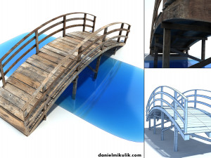 low poly bridge 3D Model