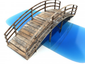 low poly bridge 3D Model