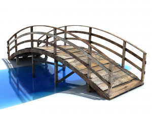 low poly bridge 3D Model