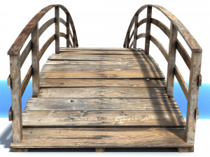 low poly bridge 3D Model