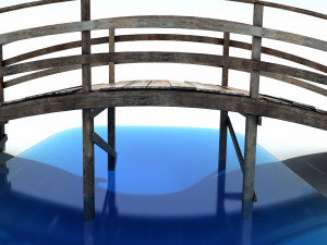low poly bridge 3D Model