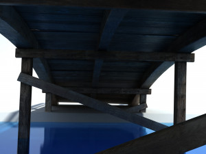 low poly bridge 3D Model