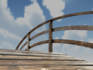 low poly bridge 3D Model