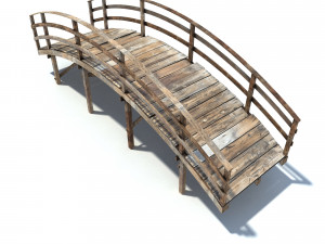 low poly bridge 3D Model