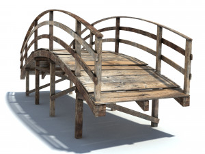 low poly bridge 3D Model