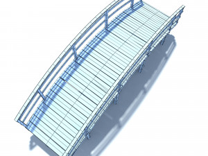 low poly bridge 3D Model