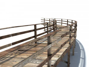 footbridge low poly 3D Model
