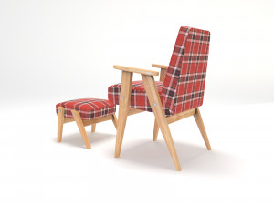 retro chair Modello 3D